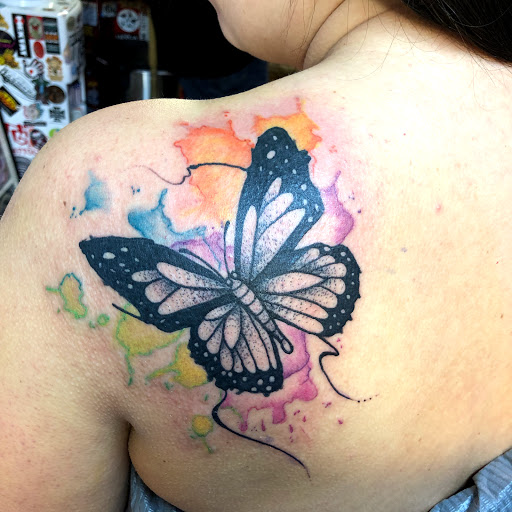 Explore female lion tattoo ideas, creative tattoo ideas in Sikeston, available at True Hand Tattoo