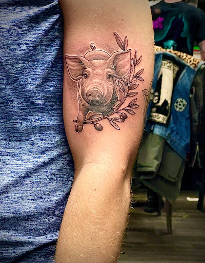 Explore cover up ideas for name tattoos, creative tattoo ideas in Bensalem, available at Electric Honor Tattoo Co.