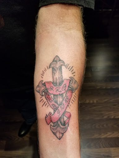 Explore angel number 444 tattoo ideas, creative tattoo ideas in Maryville, available at Distinked Tattoo