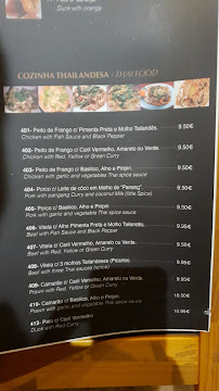 Menu du Restaurante Palácio Dourado à Evora
