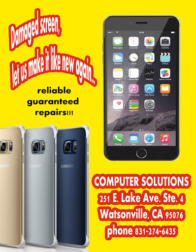 Computer Repair Service «Computer Solutions», reviews and photos, 251 E Lake Ave #4, Watsonville, CA 95076, USA