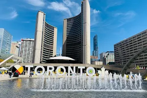 Fountain at Nathan Phillips Square image