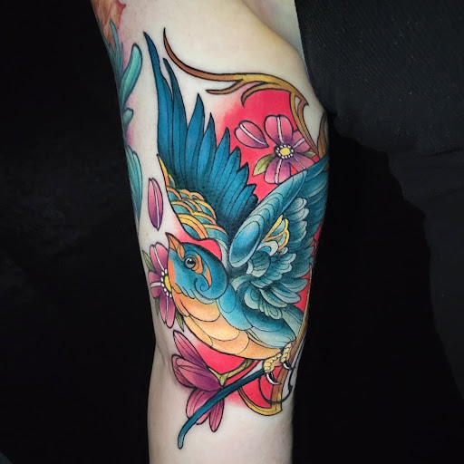 Explore perspective tattoo ideas, creative tattoo ideas in Buford, available at Inked Arts Tattoo Studio