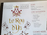 Le Roy d'Ys à Le Castellet menu