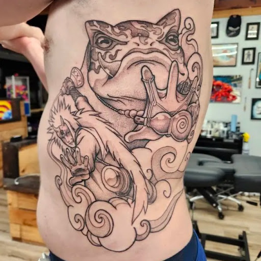 Explore snowboarding tattoo ideas, creative tattoo ideas in La Jolla, available at Bay Ink Tattoo & Piercing