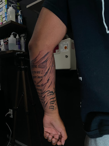 Explore tattoo ideas for swimmers, creative tattoo ideas in Goose Creek, available at Red Kirin Tattoo