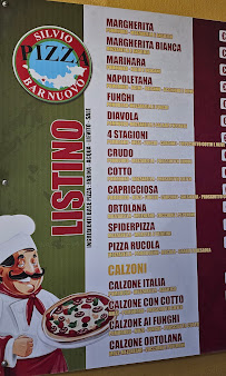 Menu / carte de Pizzeria bar Nuovo Da Silvio à Le Forna