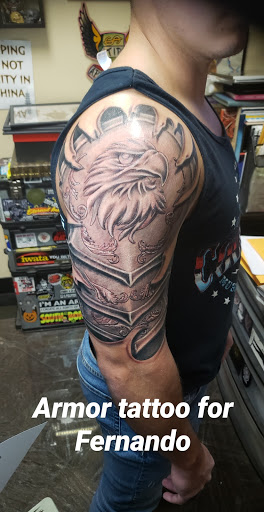 Explore shoulder blade tattoo ideas, creative tattoo ideas in Lagrangeville, available at Black Cherry Tattoo Studio NY