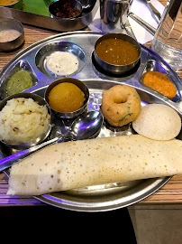 Thali du Restaurant indien Chennai Dosa à Paris - n°19