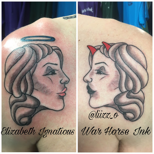 Explore arcane tattoo ideas, creative tattoo ideas in Kent, available at War Horse Ink