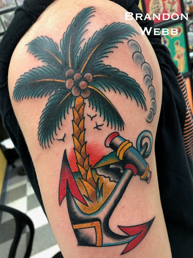 Explore tattoo ideas for childrens names and birthdays, creative tattoo ideas in Virginia Beach, available at Salt Water Tattoo