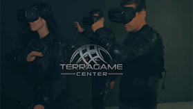 Games room in virtual reality center TerraGame