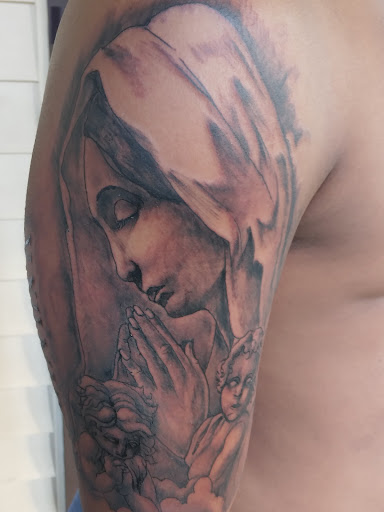 Explore doodle tattoo ideas, creative tattoo ideas in Roanoke, available at RailYard INK