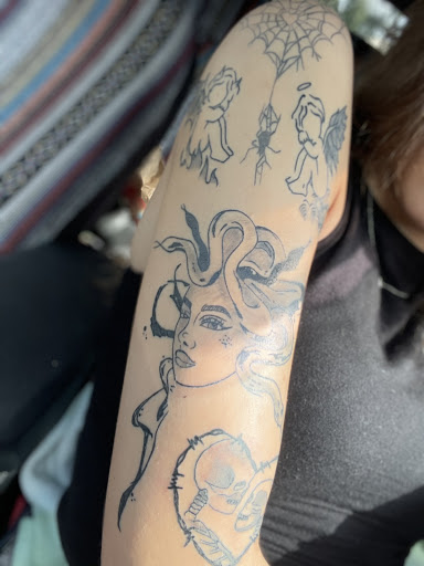 Explore arrow tattoo ideas, creative tattoo ideas in Orwigsburg, available at Home Base Tattoo