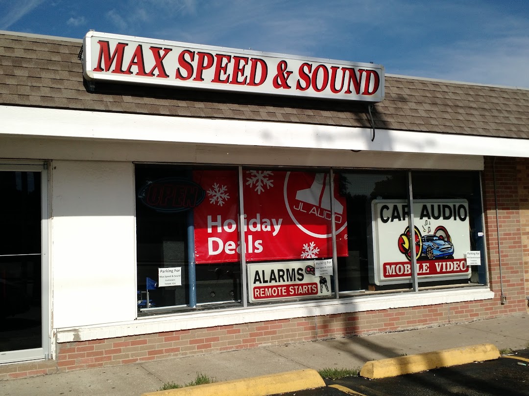 Max Speed & Sound