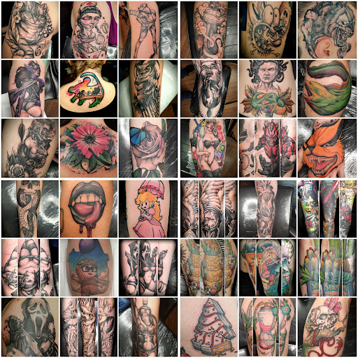 Explore scoliosis tattoo ideas, creative tattoo ideas in Greenwood, available at The Center Street Parlour