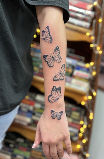 Explore last name tattoos ideas, creative tattoo ideas in Vincennes, available at Silver Owl Tattoo