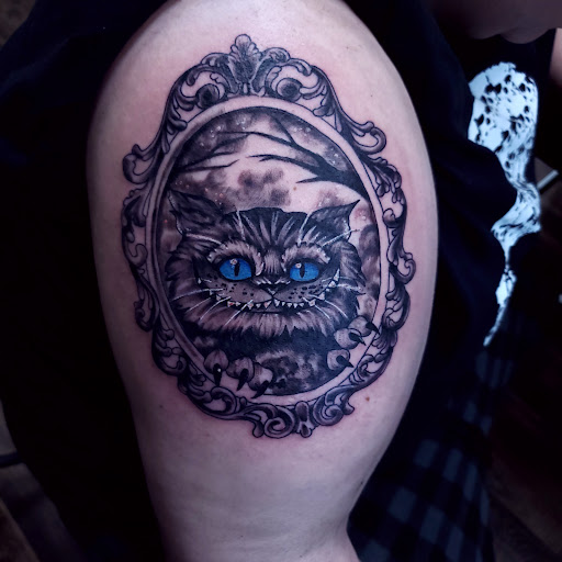 Explore back tattoo idea, creative tattoo ideas in Wabash, available at Steel Rose Tattoo Studio