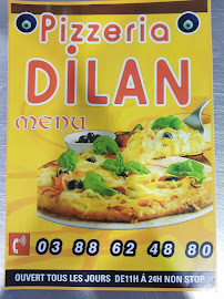 Pizzeria Dilan à Bischheim menu