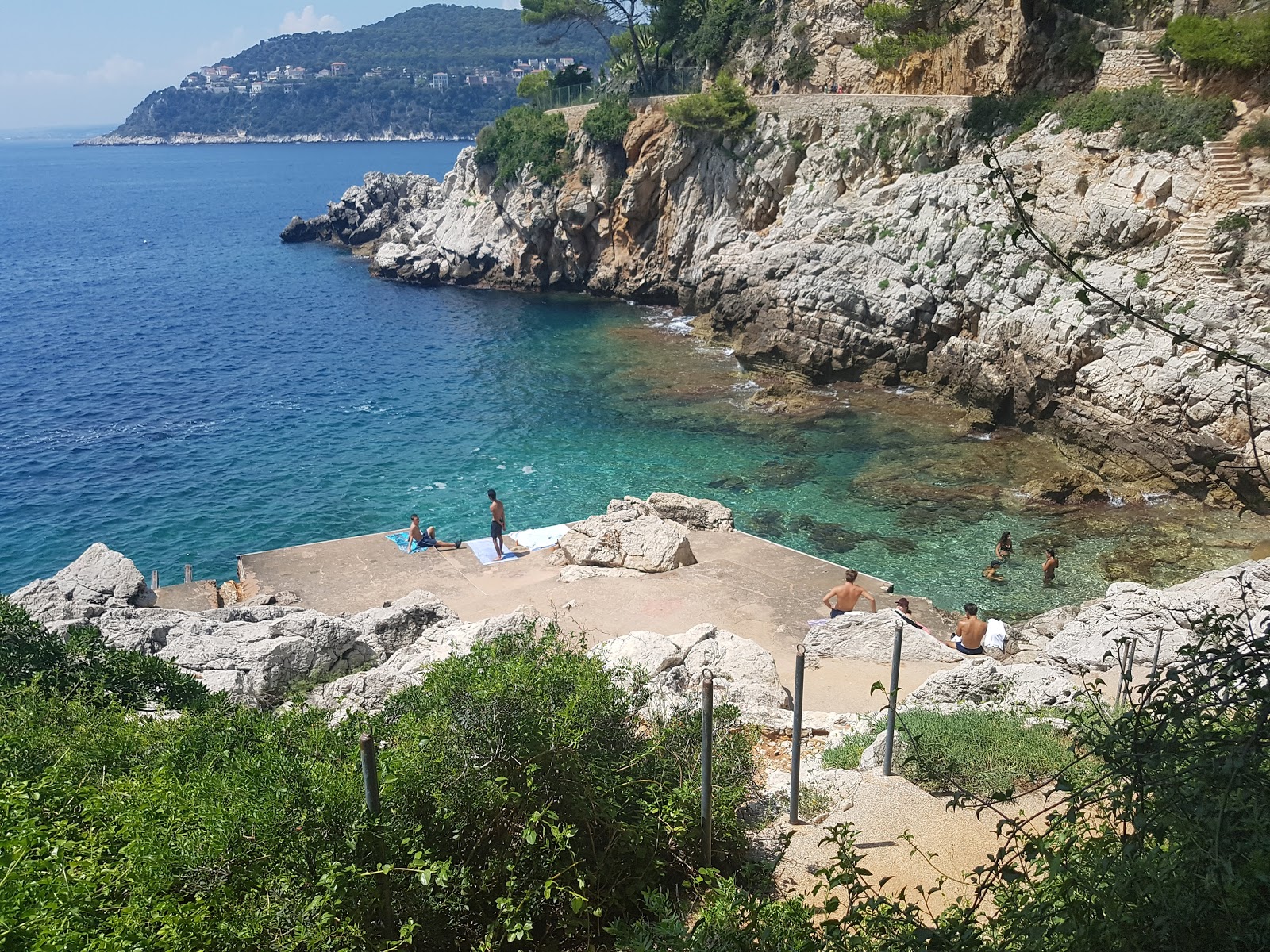 Foto van Plage de la Gavinette met betonbedekking oppervlakte