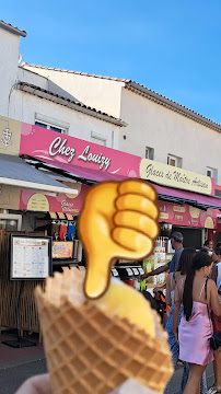 Crème glacée du Restaurant de sundae Glacier Chez Louizy à Saintes-Maries-de-la-Mer - n°1