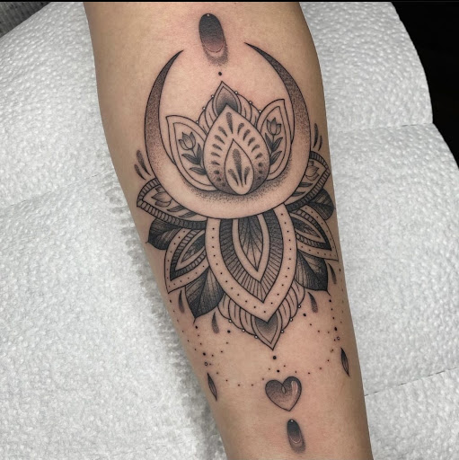 Explore mother earth tattoo ideas, creative tattoo ideas in Baldwin, available at Moonlight Gallery