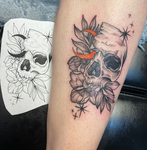 Explore father and daughter c.r.p.s tattoo ideas, creative tattoo ideas in Wake Forest, available at Revelation Ink Tattoo and Piercing