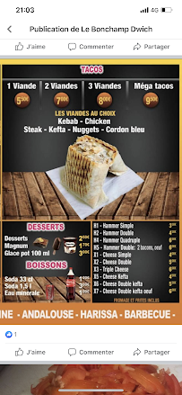 Bonchamp'dwich à Bonchamp-lès-Laval carte