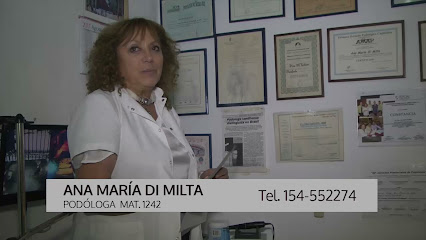 Podologa Ana Maria Di Milta Matricula 1242