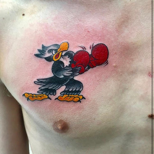 Explore small face tattoo ideas male, creative tattoo ideas in Libertyville, available at Lucky Seven Tattoo
