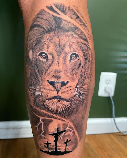 Explore sleeve tattoo ideas men, creative tattoo ideas in Mastic, available at East End Tattoo of MasticShirley