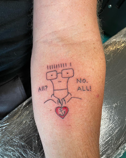 Explore tattoo on shoulder ideas, creative tattoo ideas in Traverse City, available at Pinups & Needles