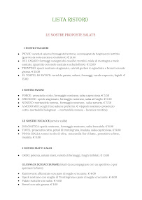 Carte du PICNIC ORSO BRUNO à Tovel