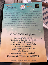 Menu du Neri à Fiumicino