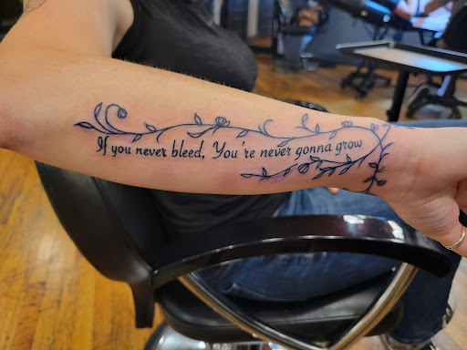 Explore gorillaz tattoo ideas, creative tattoo ideas in Canon City, available at Tattoos By Richie Streate
