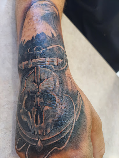 Explore batman sleeve tattoo ideas, creative tattoo ideas in Arizona City, available at AZ City Tattoo & Art Studio