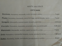 Pizzeria Gelateria Sale Dolce à Rovigo carte