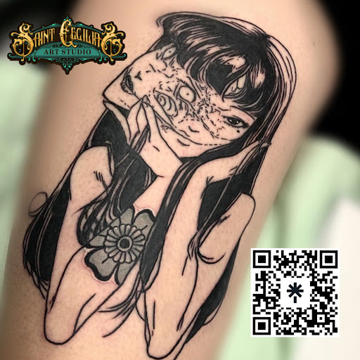 Explore bestfriend tattoos ideas, creative tattoo ideas in Roanoke, available at Saint Cecilias Art Studio