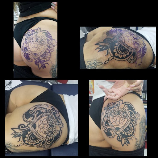 Explore good christian tattoo ideas, creative tattoo ideas in Vinton, available at Cherry Bomb Tattoo and piercing