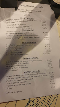 Carte du Stella Ristorante Vineria e Locanda à Perugia