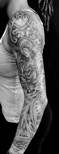 Explore small one piece tattoo ideas, creative tattoo ideas in Scarsdale, available at Damm Nice Tattoo & Body Art