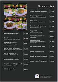Menu / carte de Restaurant Ben Thanh à Eysines