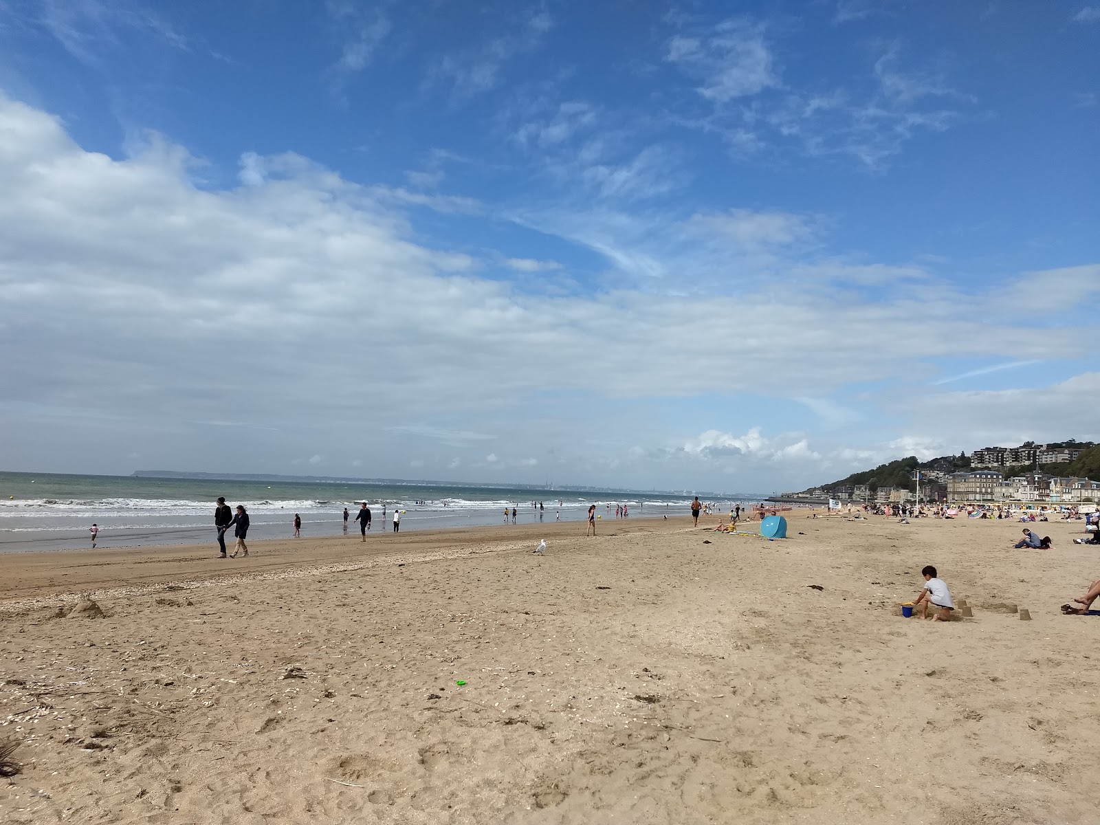 Photo of Trouville Beach with long straight shore