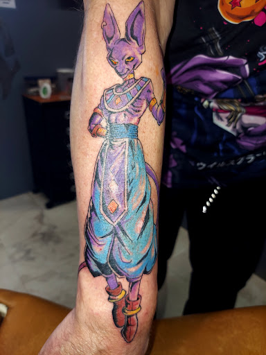 Explore family guy tattoo ideas, creative tattoo ideas in Odessa, available at Little Dragon Tattoos Studio