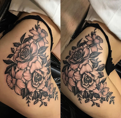 Explore amazing grace tattoo ideas, creative tattoo ideas in Maple Lake, available at Earth Child Tattoo