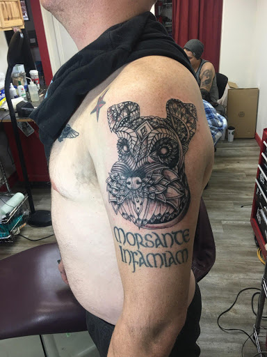 Explore mother and son matching tattoo ideas, creative tattoo ideas in Pocatello, available at Tys Tattoos
