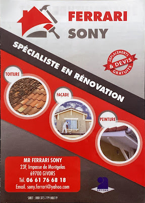 Ferrari Sony - Façade - Peinture - Toiture à Annecy