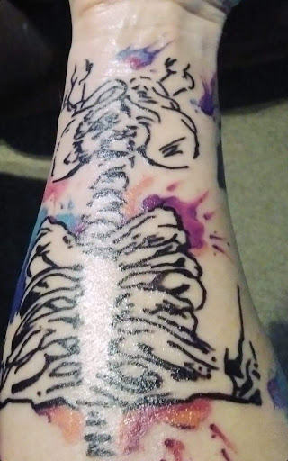 Explore st christopher tattoo ideas, creative tattoo ideas in Naples, available at 1808 Tattoo