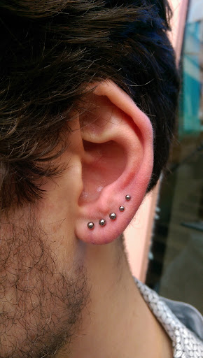 Explore mountain sleeve tattoo ideas, creative tattoo ideas in Portland, available at Robot Piercing and Tattoo