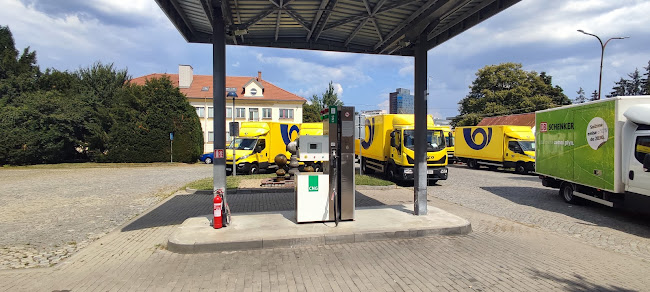 CNG čerpací stanice, depo České pošty, veřejná - Čerpací stanice